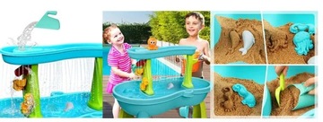 Стол для воды для детей, ведро, песочница, стол, садовые пляжные игрушки