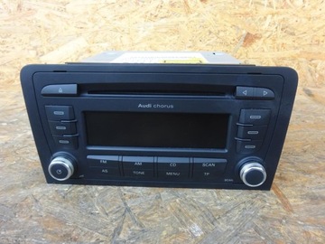 AUDI A3 8P LIFT 08-12 RADIOODTWARZACZ RADIO CD AUDI CHORUS KOD 8P0035152C