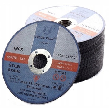 ДИСКИ ДИСКИ РЕЖНЫЕ ПО МЕТАЛЛУ 125/1 мм INOX 10 шт.