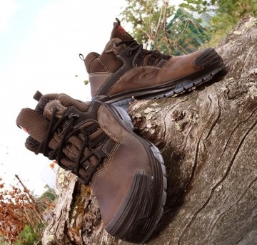 ЗАЩИТНАЯ РАБОЧАЯ ОБУВЬ С БЕЗМЕТАЛЛИЧЕСКИМ НОСКОМ COFRA GOYA BROWN S3 CI 46