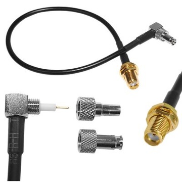 KONEKTOR PRZEJŚCIÓWKA MODEM SMA-TWIX TS9/CRC9