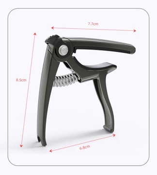 Алюминиевый каподастр 4в1 для акустической гитары + 2 медиатора БЕСПЛАТНО
