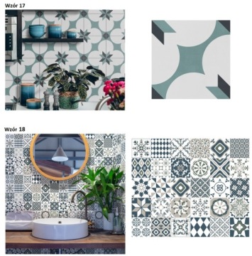 Наклейки на плитку, плитку, лестницу, 25 шт, 10х10см