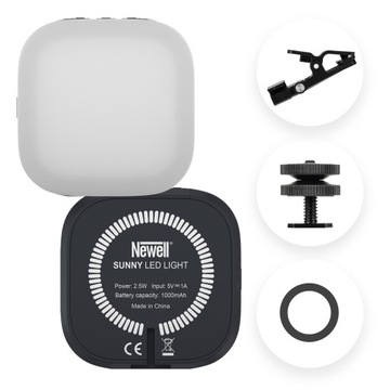 Lampka LED Newell Sunny do smartfona MagSafe 1000 mAh 3000/4300/6500K