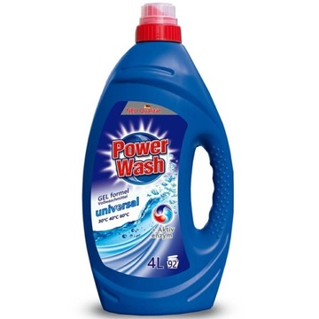 Power Wash Żel do Prania Universal 92p 4l NIEMCY