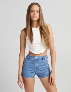 BERSHKA_KRÓTKIE SPODENKI JEANS 2659074 R.40