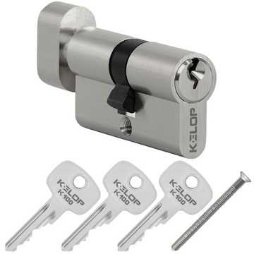 wkładka KELOP K100 30/30G z gałką nikiel