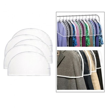 Получехол для одежды пылезащитный прозрачный защитный чехол для одежды