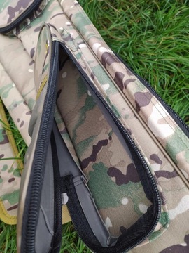 Pokrowiec wędkarski torba na wędki moro 150 cm 3 komory usztywniany FL