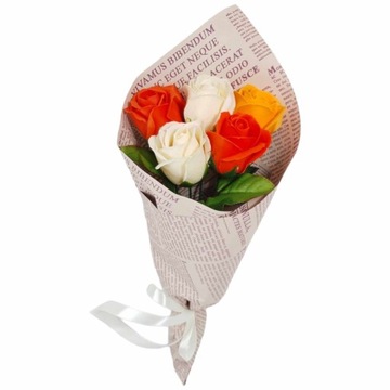 Букет мыльных роз мыльные цветы 37 см ПОДАРОК ​​ко Дню Влюбленных ЖЕНСКИЙ ДЕНЬ