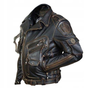 Ghost Rider ta sama kurtka męski skórzany płaszcz
