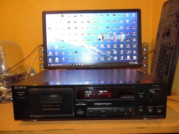 Magnetofon kasetowy Sony TC-K390 Dolby B C Japan uszkodzony paski
