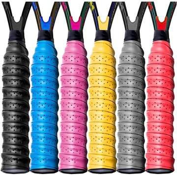 Tennis Badminton Racket Grip Tape Anti Slip 6 PCS