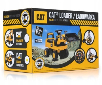 Автомобиль Погрузчик CAT Экскаватор-погрузчик Интерактивный Строительный Грузовик Желтый