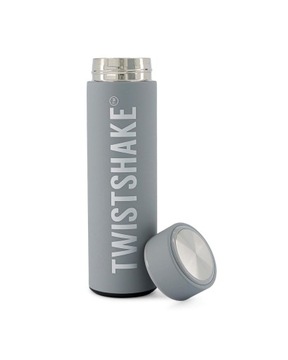 Twistshake Termos na napoje szary 420ml