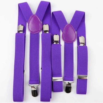 SZELKI MĘSKIE i SZELKI DZIECIĘCE ciemny fiolet