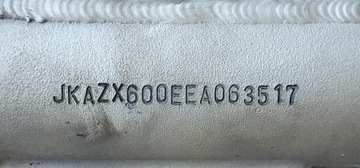 Рама с документацией Kawasaki ZX 600 E ZZR 600 2000 г.