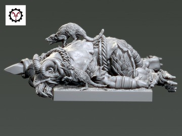 Dead Rat Priest - Vinciminiatures - 3D печать