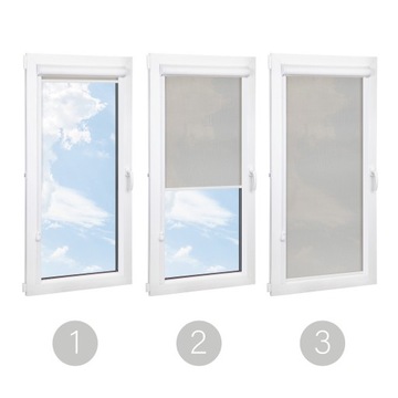 ROLETA MINI W KASECIE PCV NA WYMIAR DO 220 CM Z PROWADNICAMI WEWNĘTRZNE