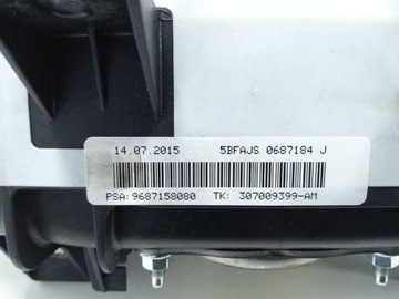 0687184J ULOŽENÍ AIRBAG SPOLUJEZDCE 1.6 HDI 110 82 2011 CITROEN DS4