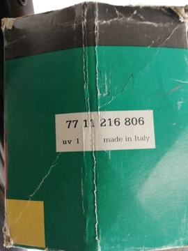 KUFR STŘEŠNÍ NA LYŽE RENAULT LAGUNA II NENÍ  KLÍČ 7711216806 OE!