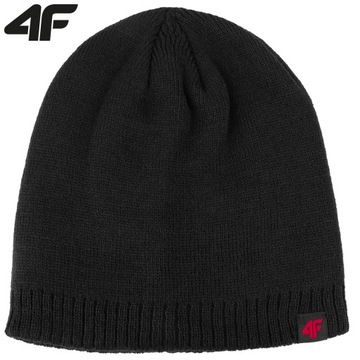 CZAPKA ZIMOWA MĘSKA 4F DAMSKA DWUWARSTWOWA LEKKA BEANIE NA ZIMĘ SPORTOWA