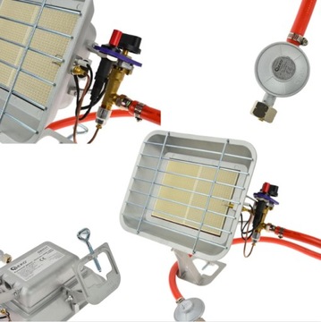 GEKO PROMIENNIK GAZOWY SŁONECZKO Z PIEZO 4,6KW
