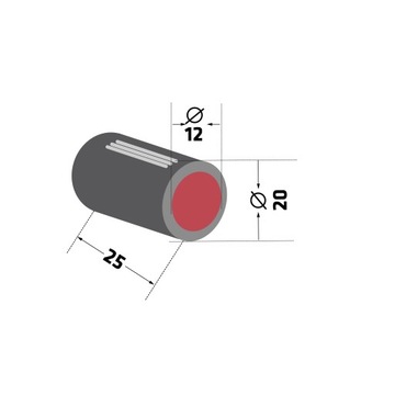 Tulejka ROU-62 mulczer Rousseau Ferri S.M.A. fi12