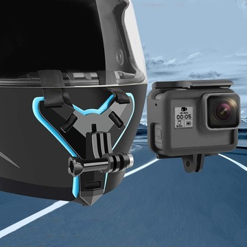 Держатель для мотоциклетного шлема для крепления GoPro для камер GoPro DJI Xiaomi.