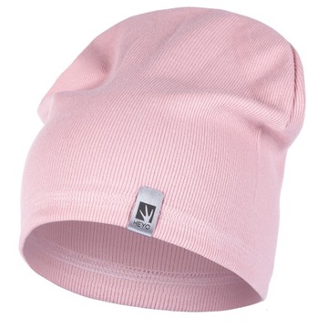 CZAPKA DAMSKA HEYO JESIENNA WIOSENNA KRASNAL BEANIE PRĄŻEK BAWEŁNIANA