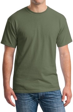 MĘSKA koszulka T-SHIRT WOJSKOWA zieleń KHAKI