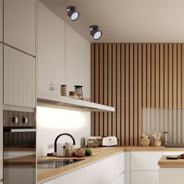 НАВЕРХНОСТНЫЙ ГАЛОГЕННЫЙ СВЕТОДИОДНЫЙ ПОТОЛОЧНЫЙ СВЕТИЛЬНИК GX53 СОВРЕМЕННАЯ КРУГЛАЯ ТРУБА