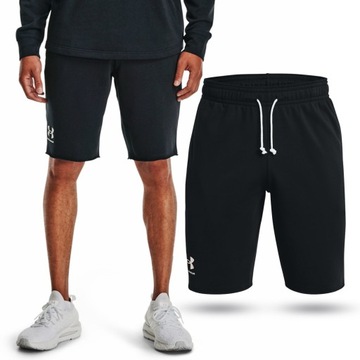 KRÓTKIE SPODENKI MĘSKIE UNDER ARMOUR SZORTY DRESOWE BAWEŁNA SPORT 1361631
