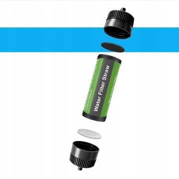 Туристический фильтр для воды 8000 л, соломенная трубка, аварийный кемпинг для выживания