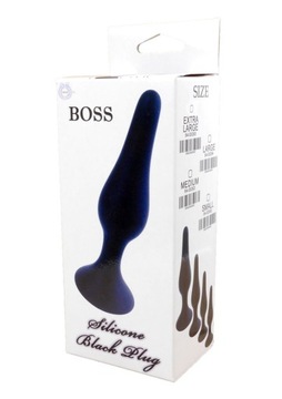 SILIKONOWY KOREK ANALNY BOSS MEDIUM