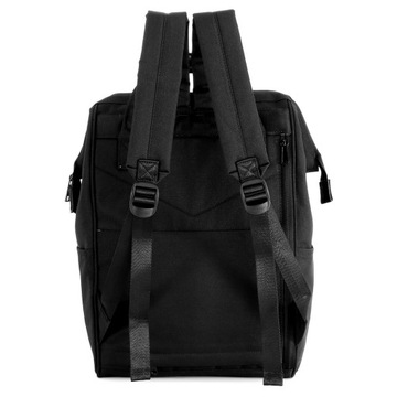 Plecak Himawari 9004 na laptopa 14,1 USB #07 czarny