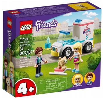 LEGO Friends 41694 Karetka kliniki dla zwierzątek
