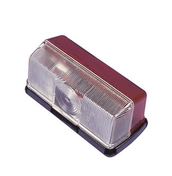 Lampa obrysowa z podstawą czerwono-białą 92x43x37 mm - Jokon