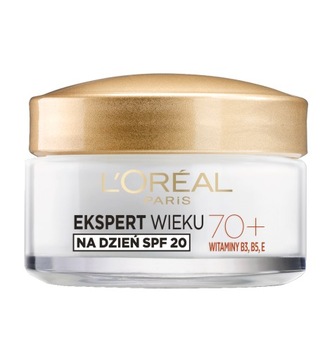 Loreal Ekspert Wieku 70+ przeciwzmarszczkowy krem odżywczy na dzień z SPF20