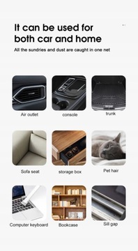 Портативный автомобильный пылесос Xiaomi перезаряжаемый