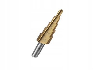 СТУПЕНЧАТОЕ КОНУСНОЕ СВЕРЛО HS TYTAN 4–12 мм СВЕРЛА