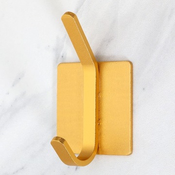 WIESZAK SAMOPRZYLEPNY ZŁOTY HACZYK SAMOPRZYLEPNY NA OZDOBY NA DEKORACJE