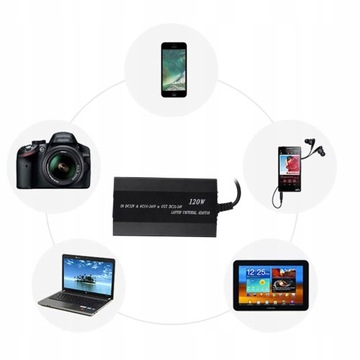 120 W UNIWERSALNY LAPTOP ZASILACZ ŁADOWARKA, LAPTOP KABEL DO ŁADOWANIA