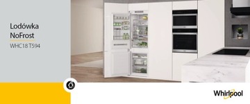 Двухдверный холодильник Whirlpool WHC18 T594 250л