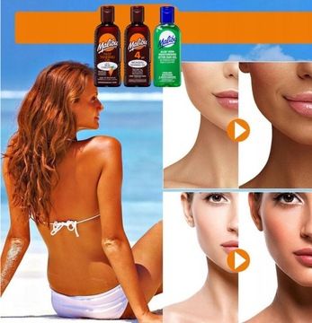 Turbo przyspieszacz opalania dobry olejek do opalania olejki + ŻEL ALOESOWY