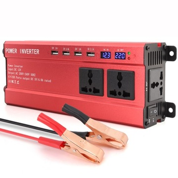 PRZETWORNICA SAMOCHODOWA NAPIĘCIA 12v/220v 2000W