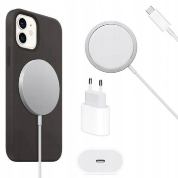 ŁADOWARKA INDUKCYJNA MAGSAFE + SIECIOWA DO IPHONE