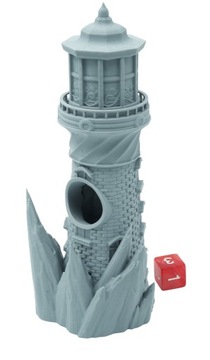 Фонарь - крошечная башня для игры в кости. Маяк Конец Судьбы. Маленькие башни. Башня для игры в кости.