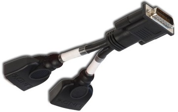 PRZEJŚCIÓWKA ADAPTER DMS59 NA 2 x VGA LINDY 41010