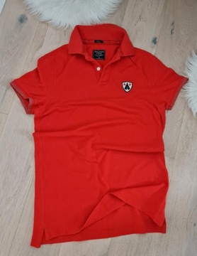 Abercrombie&Fitch Muscle M koszulka polo czerwona